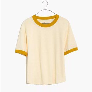 NWT Madewell Ringer Everyday Crop Tee